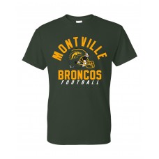 Montville Broncos Football Short Sleeve Tshirt